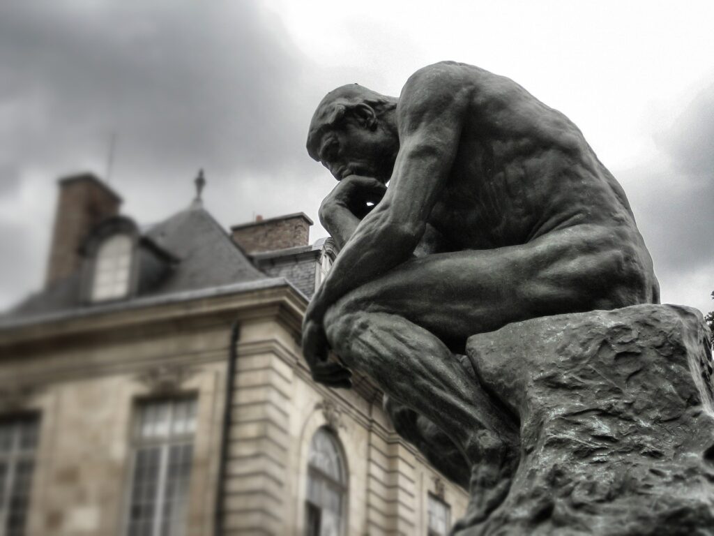 Beeld bij Musée Rodin