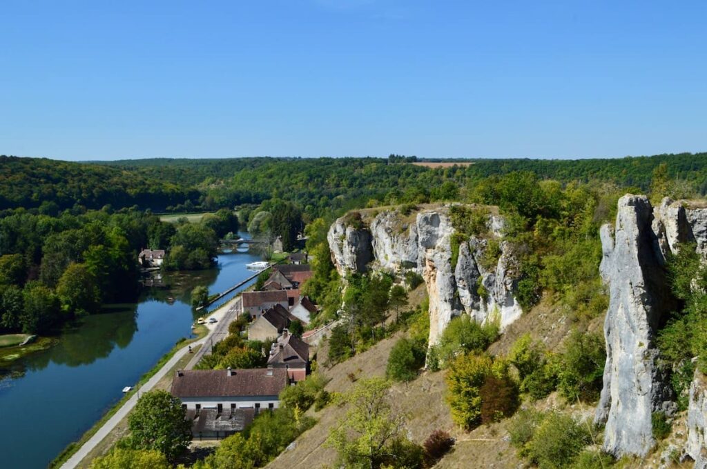 Rochers saussois pvf, wandelen yonne