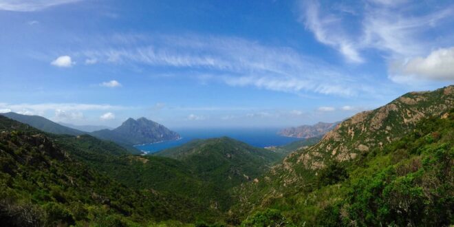 Uitzicht Col de la Palmarella Corsica pvf, uitzichtpunten