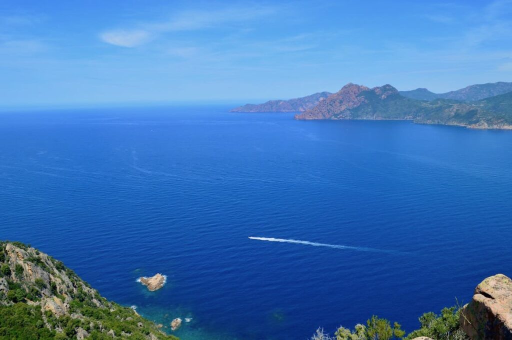 Uitzicht Wandeling Chateau Fort Corsica pvf, corsica