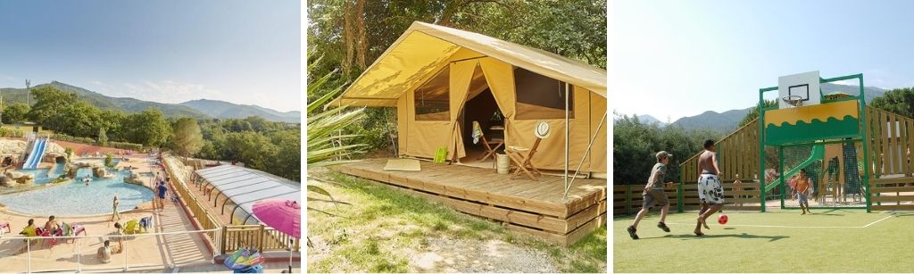 camping les alberes middellandse zee, glamping Middellandse Zee