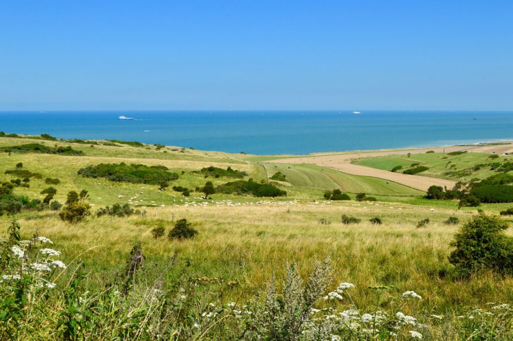 Cap Blanc Nez naar Sangate pvf, wandelen langs de Opaalkust