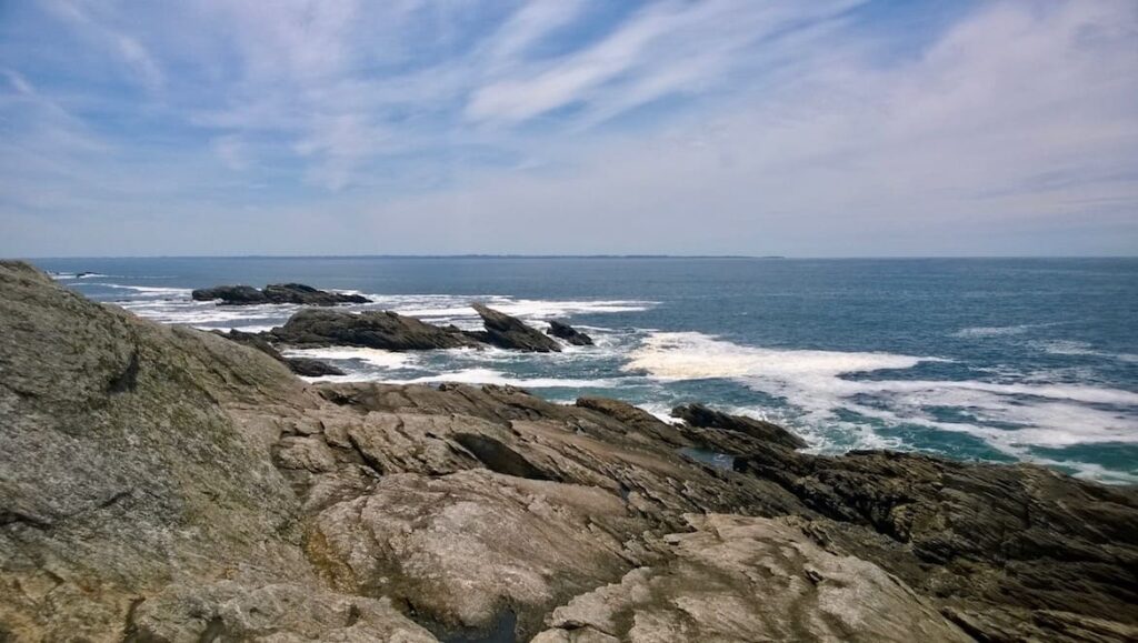 Pointe de la Torche rotsen pvf, Île-Tudy