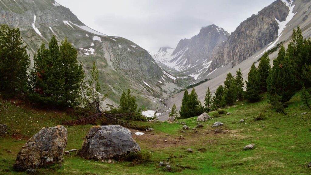 Vallon vanaf col PVF, Vallée de la Clarée