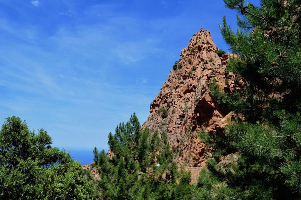 Calanques Piana groen en rood PVF, Natuur Corsica