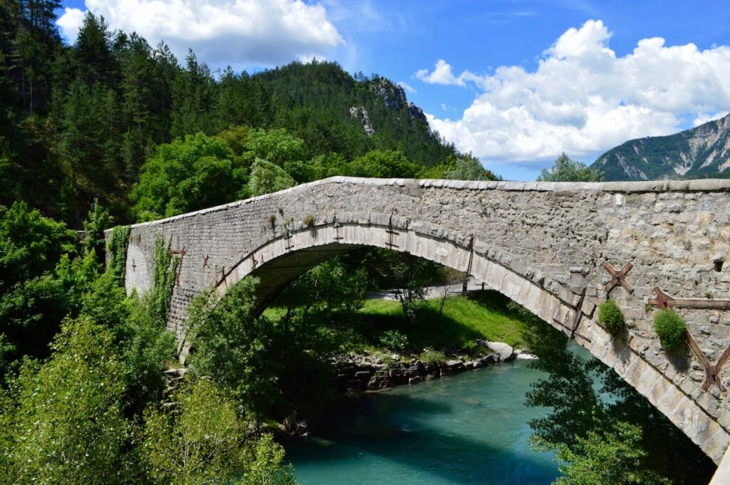 Castellane brug PVF, Route Napoléon