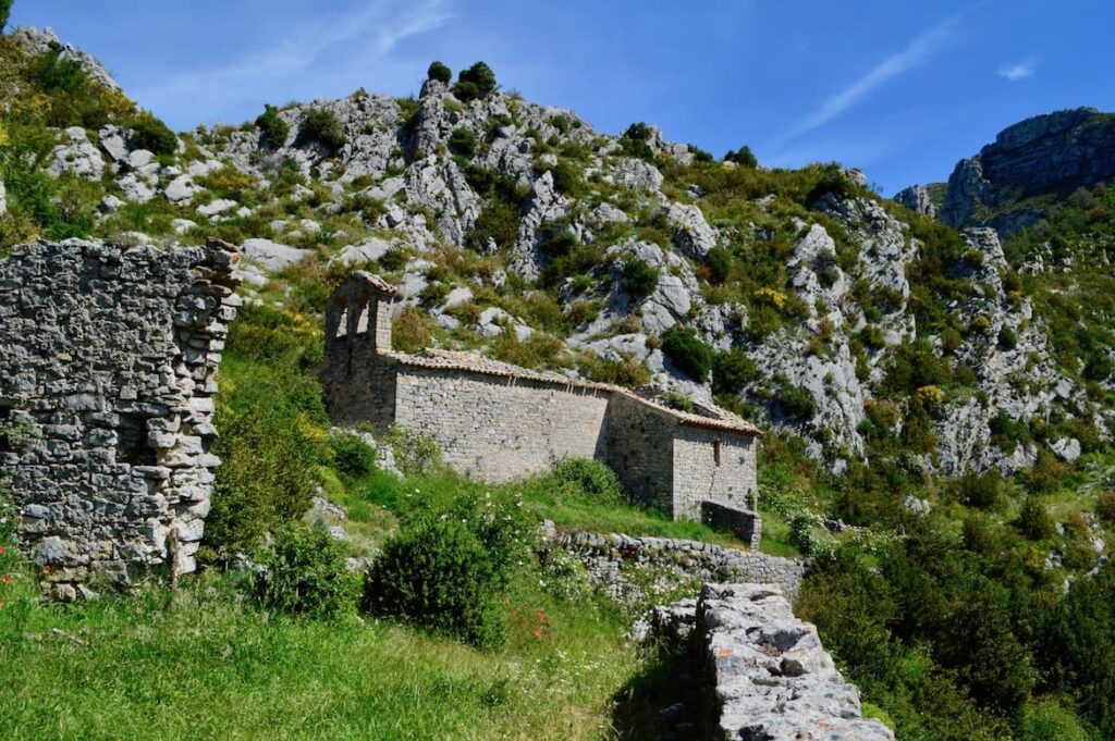 Castellane ruine PVF, Route Napoléon