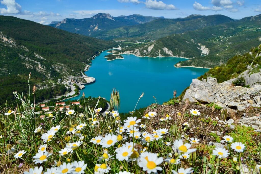 Lac de Castillon uitzicht PVF, Route Napoléon