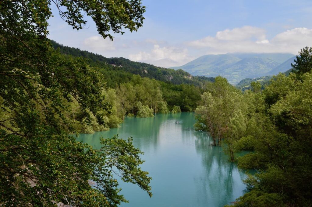 Lac de Sautet uitzicht PVF, Route Napoléon