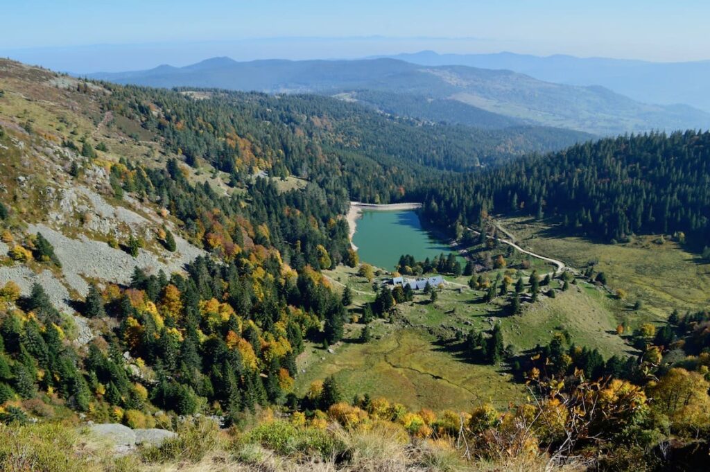 Lac truites uitzicht 1 wandelen meren hoge vogezen pvf, Tanet Gazon du Faing Vogezen