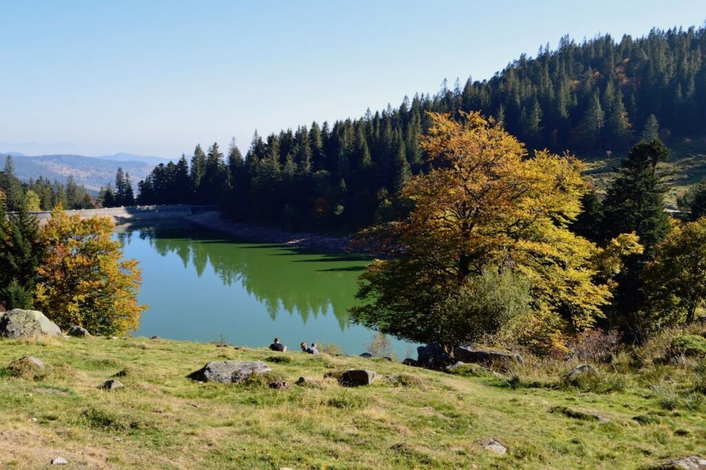 Lac truites wandelen meren hoge vogezen pvf, Tanet Gazon du Faing Vogezen