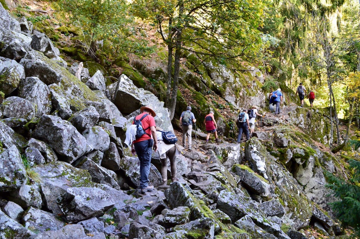 Sentier des roches 07 wandelen vogezen PvF, Wandelen Vallée de la Clarée
