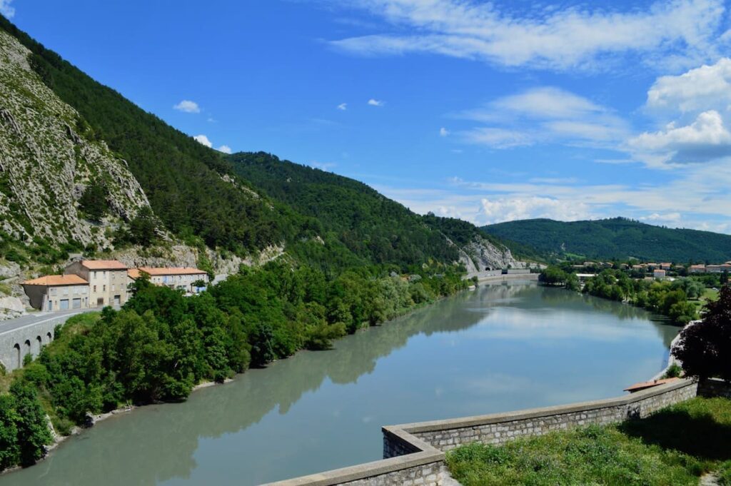 Sisteron rivier 1 PVF, Route Napoléon
