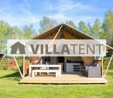 Villatent glamping aan zee 1, glamping frankrijk aan zee