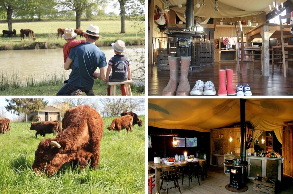 boerenbed letable des mauges en anjou glamping frankrijk 1, glamping frankrijk