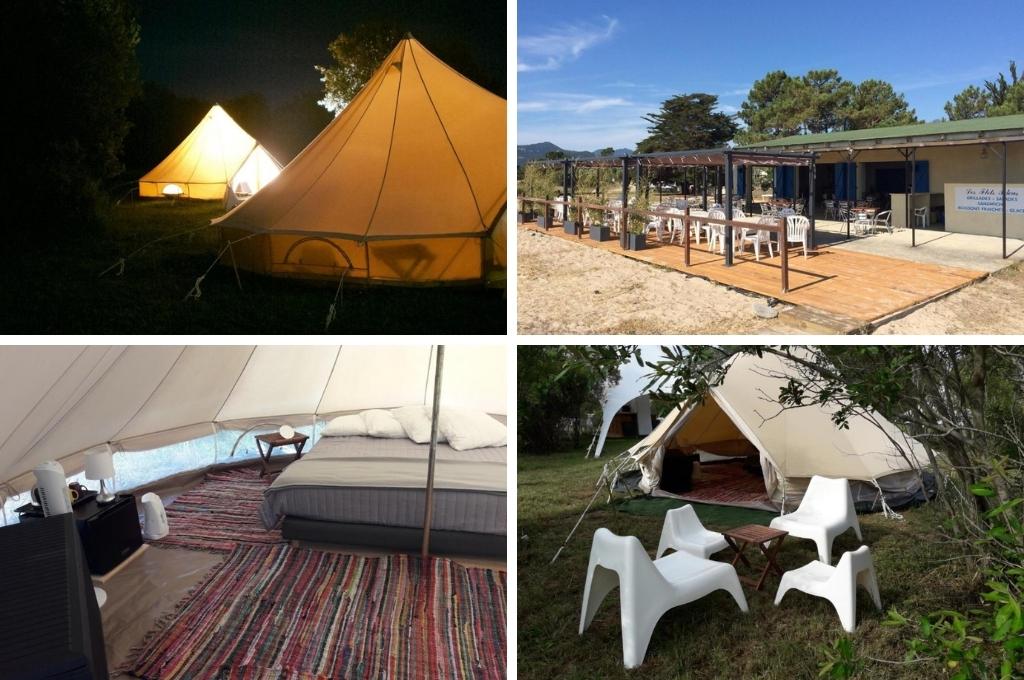 glampingtent solaro corsica 1, glamping & safaritenten op Corsica