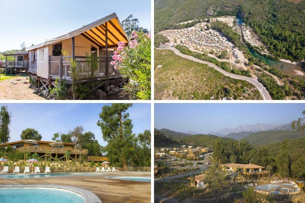 sole di sari safaritent 1, glamping & safaritenten op Corsica