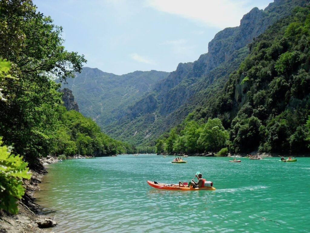 Gorges du Verdon kano PVF, 7x Doen in de Gorges du Verdon