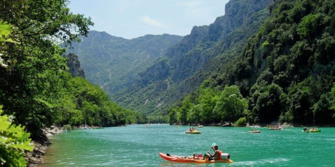 Gorges du Verdon kano PVF, glampings in de Gorges du Verdon