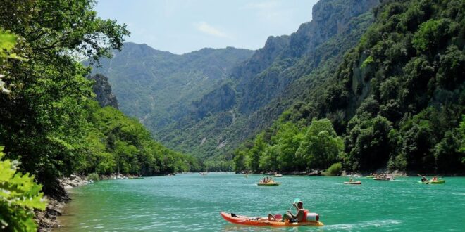 Gorges du Verdon kano PVF, campings meer van Annecy