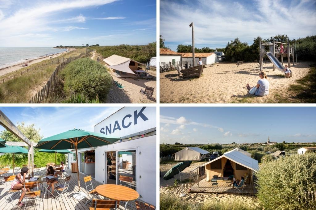 Huttopia Cote Sauvage glamping 1, glamping frankrijk kleinschalig