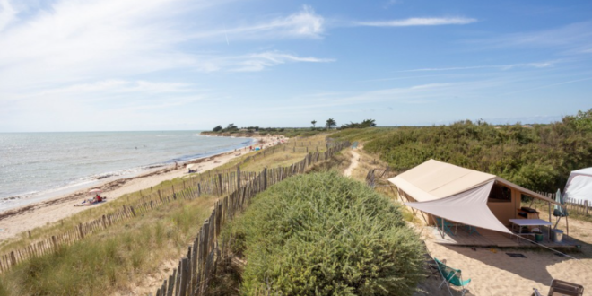 Huttopia Cote Sauvage safaritent frankrijk, stranden in de Vendée