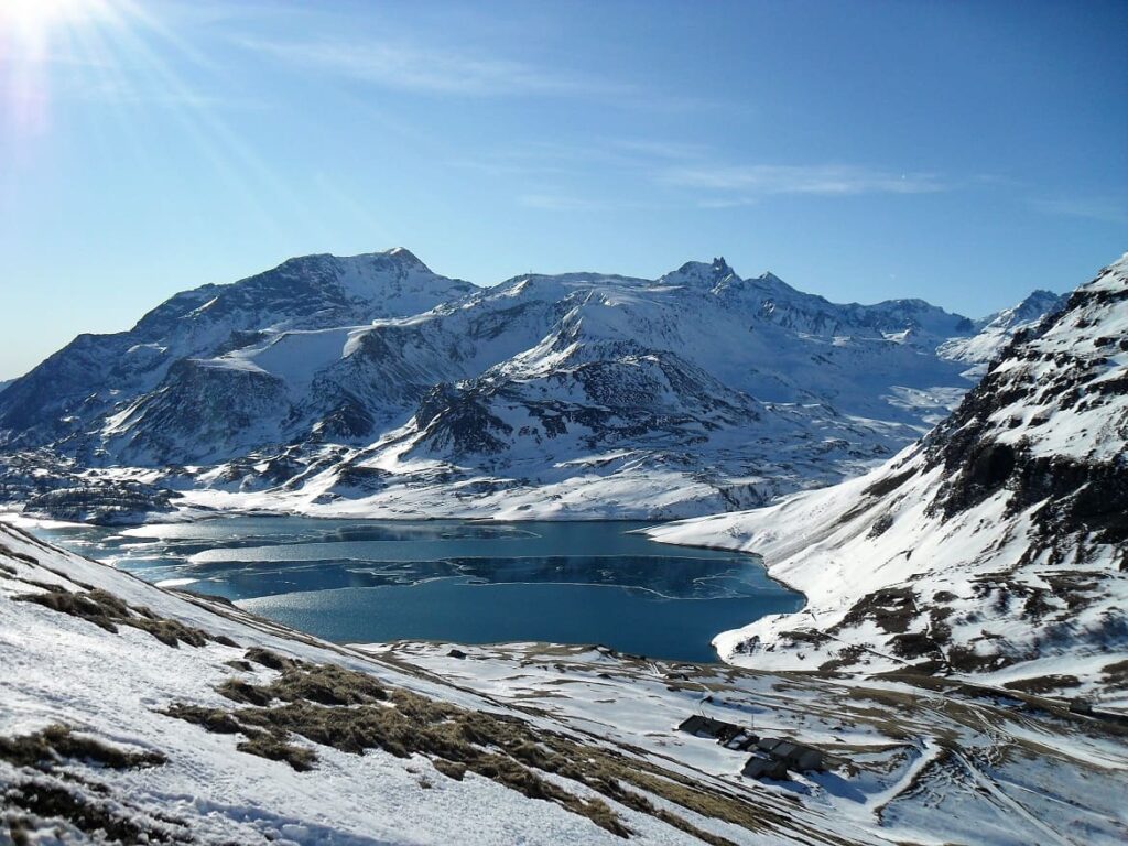 Lac mont cenis PVF, meren