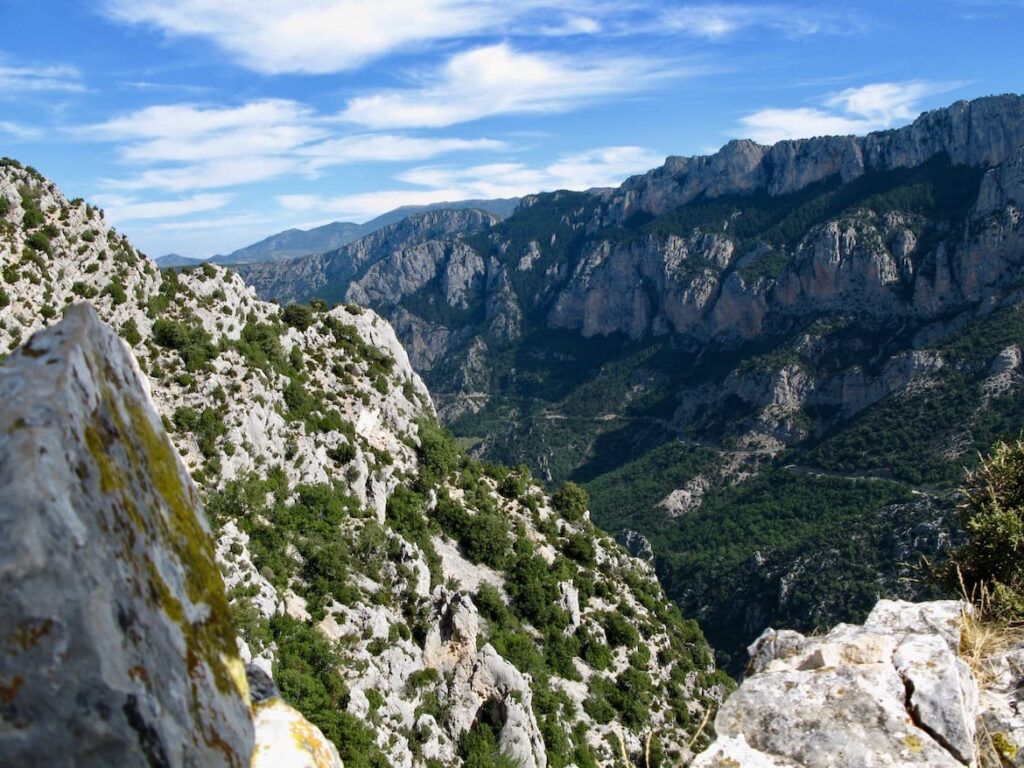 Routes des Cretes Gorges Verdon PVF, 7x Doen in de Gorges du Verdon