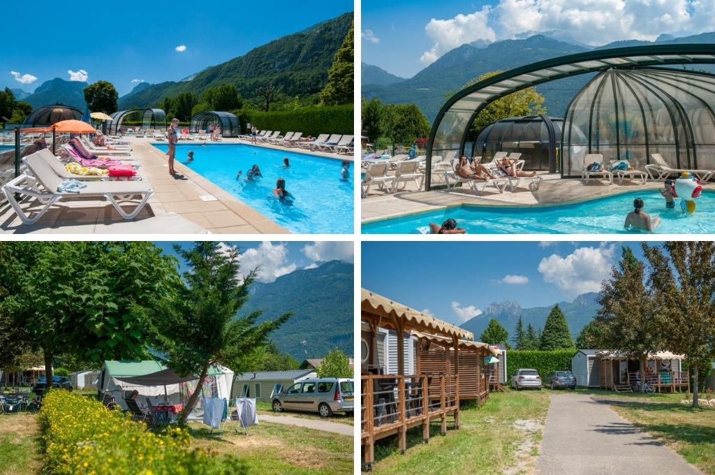 camping la ferme annecy, campings meer van Annecy