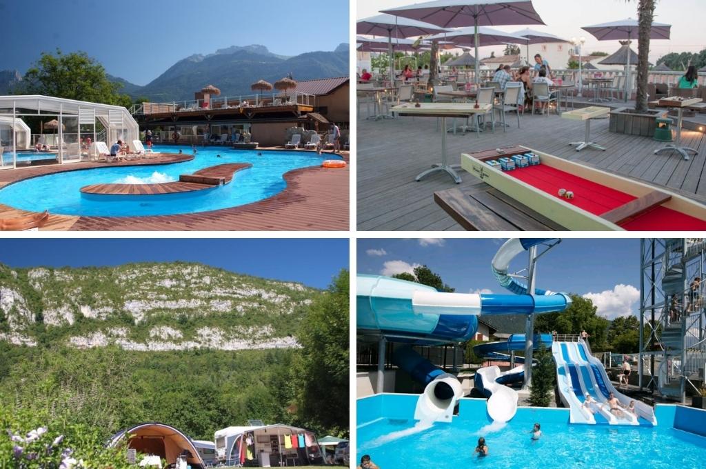 camping les fontaines annecy, campings meer van Annecy