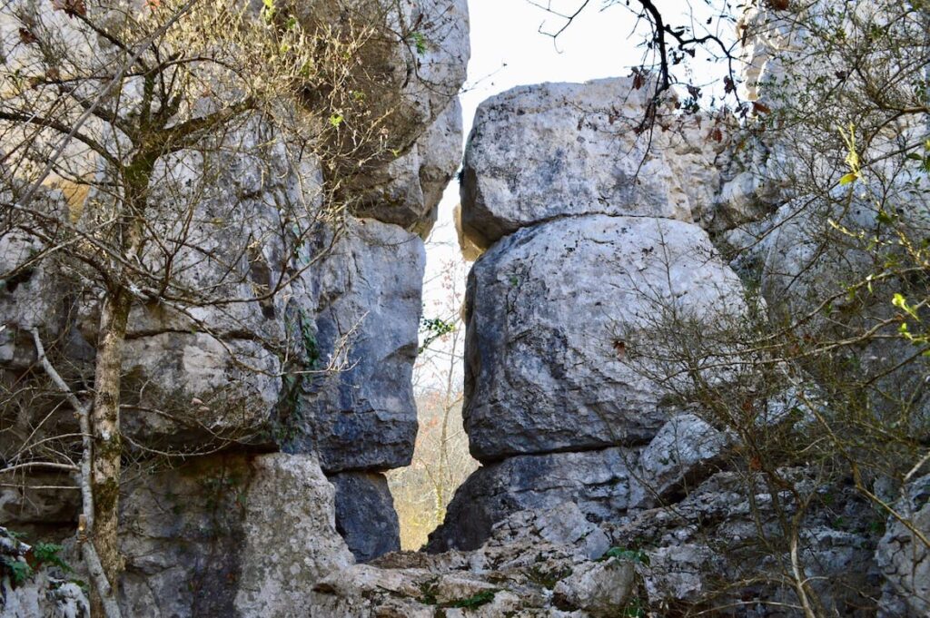 Bois de Paiolive rotsen PVF, Natuurplekken Ardèche