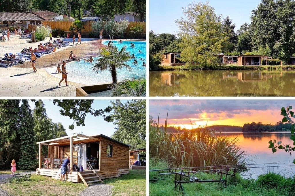 Camping Huttopia Lac de lUby, glamping