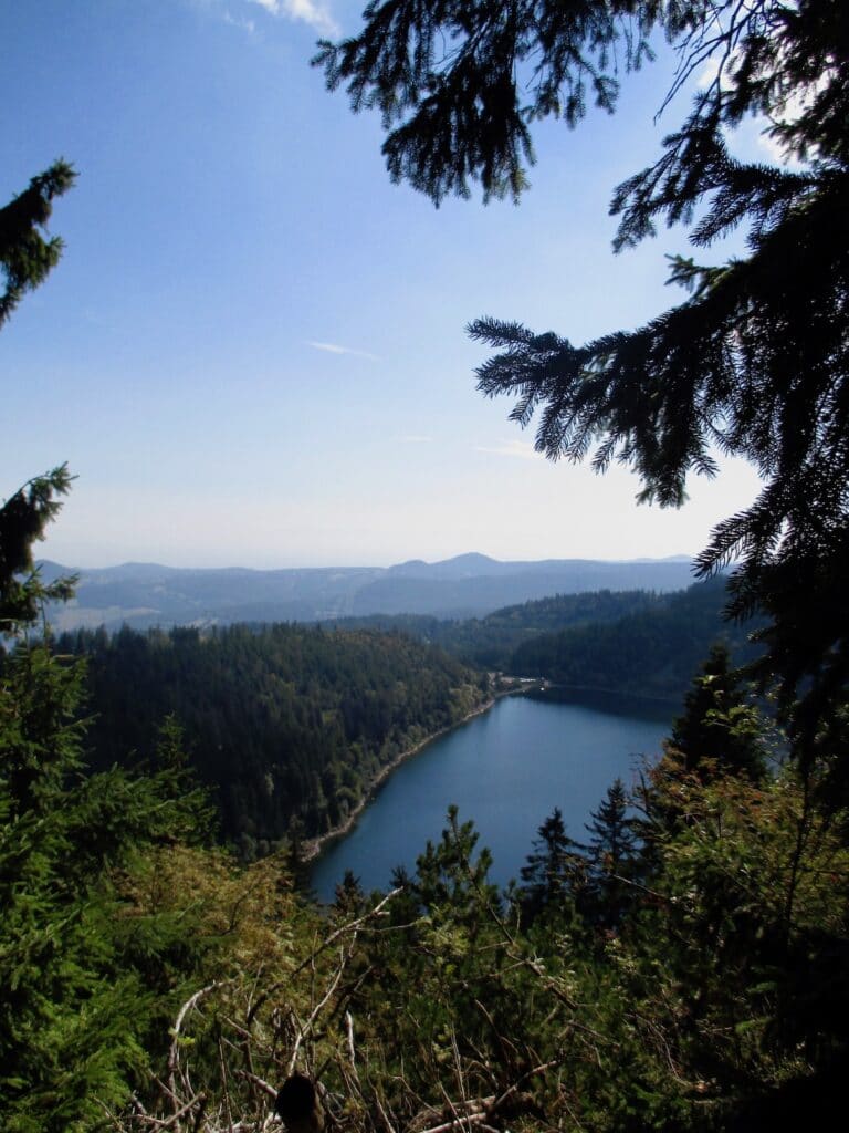 Lac Blanc uitzicht PVF, Wandelen Vogezen