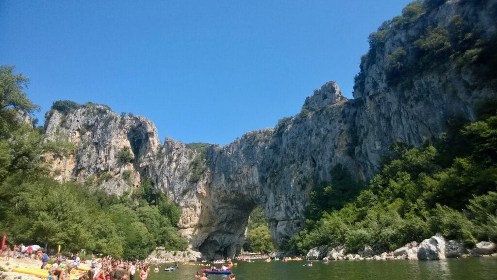 Pont dArc zomer PVF, Ardèche