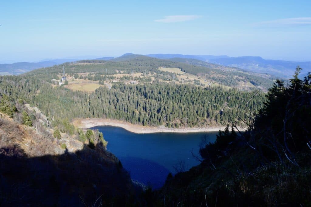 Uitzicht Lac Blanc PVF, Wandelen Vogezen