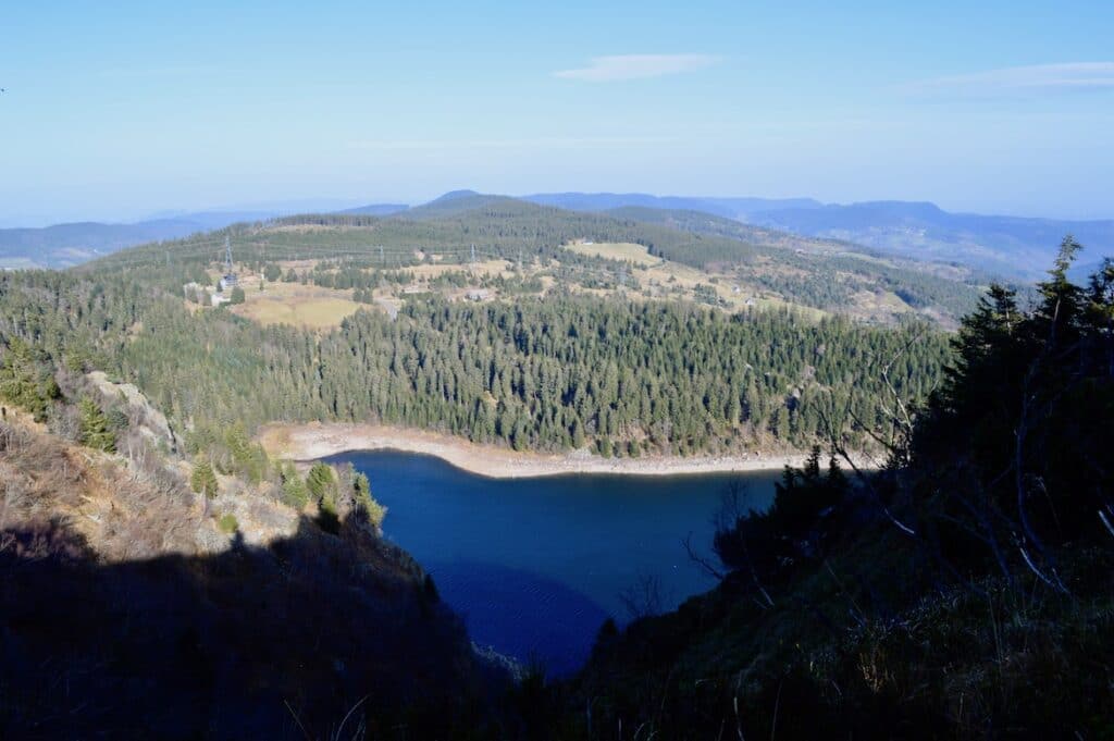 Uitzicht Lac Blanc PVF, Wandelen Vogezen