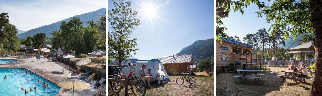 camping huttopia bourg st maurice alpen 1, dorpen Franse Alpen