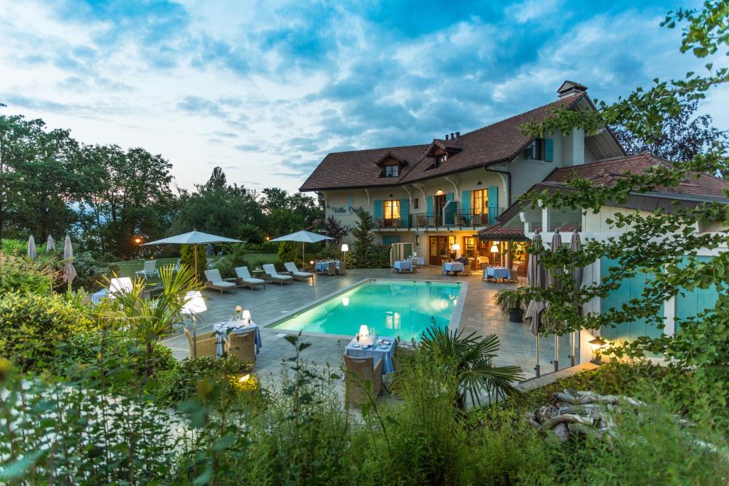 hotel cecile yvoire 1, dorpen Franse Alpen