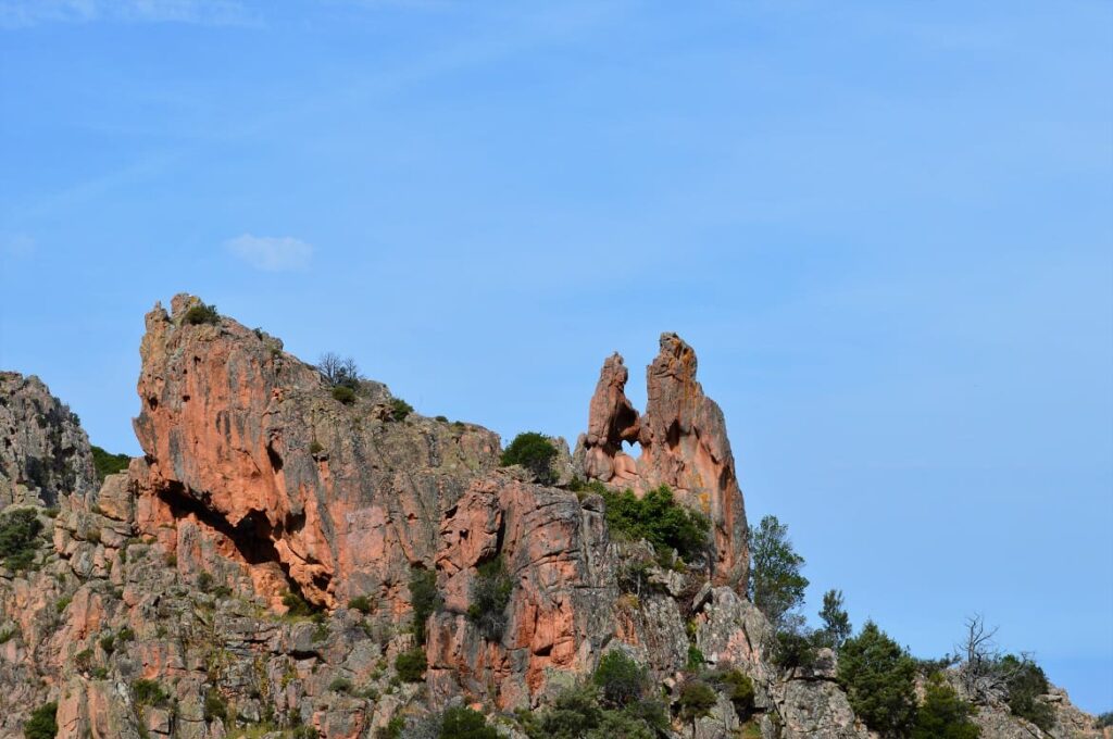 Calanques de Piana hartje PVF, Wandelen Corsica