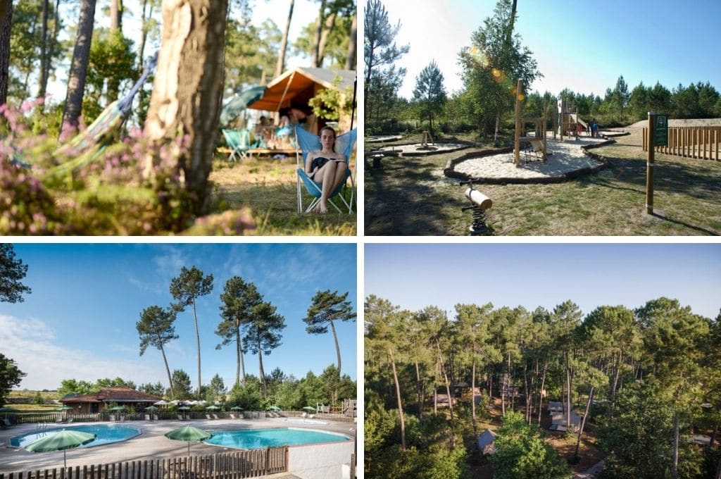 Camping Huttopia Landes Sud, Atlantische kust