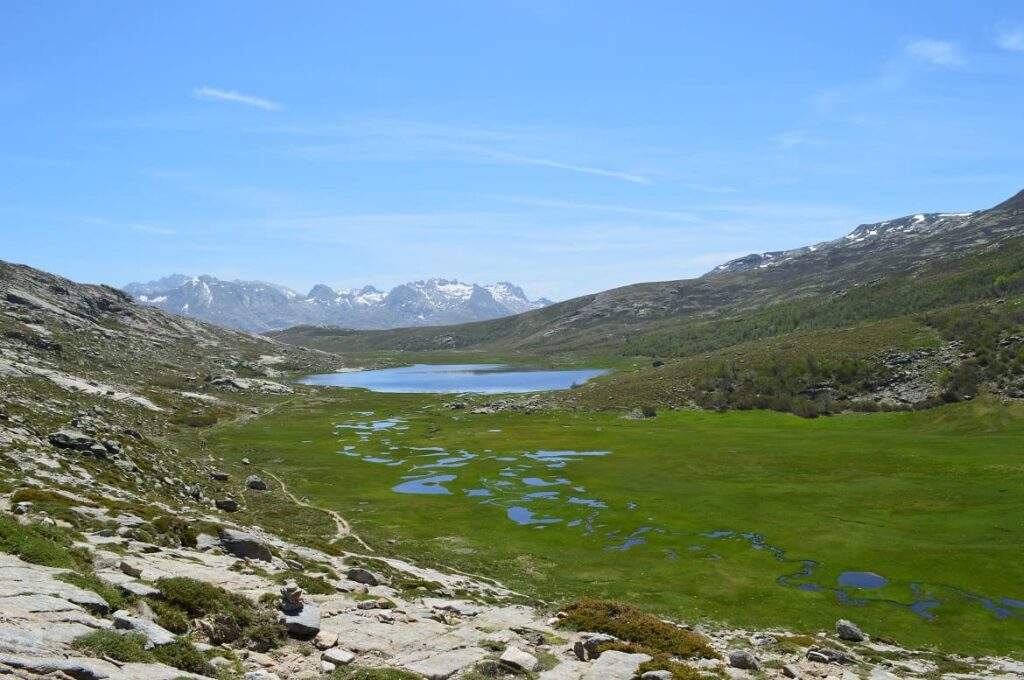 Lac de Nino uitzicht PVF, Wandelen Corsica