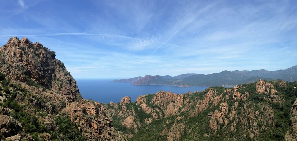 Panorama Calanques Piana PVF, Wandelen Corsica