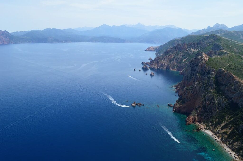 Uitzicht Capo Rosso 3 PVF, Wandelen Corsica