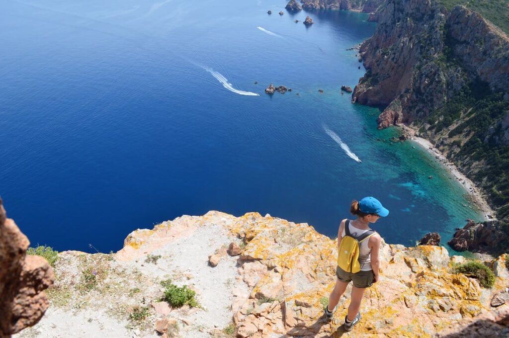 Uitzicht Capo Rosso 4 PVF, Wandelen Corsica