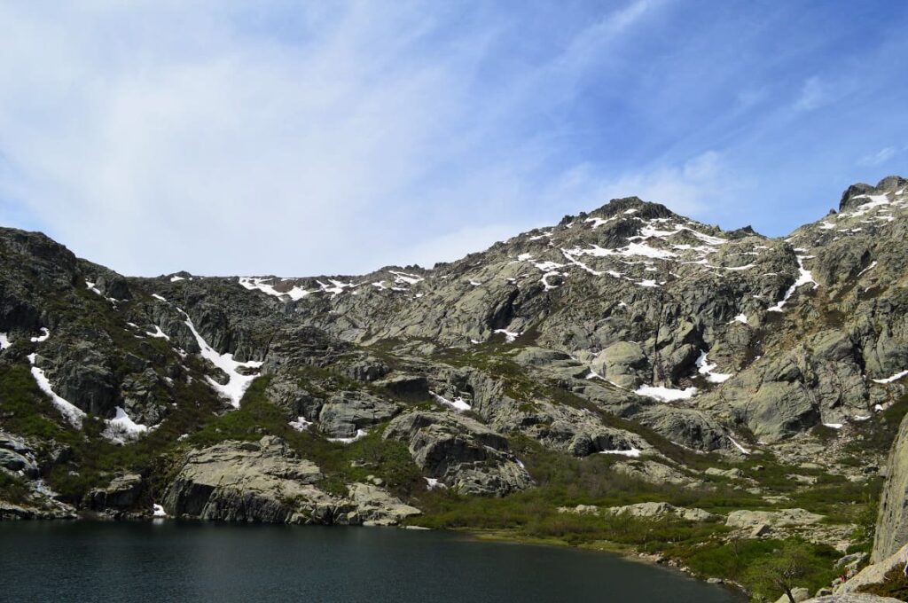 Uitzicht Lac de Melo PVF, Wandelen Corsica