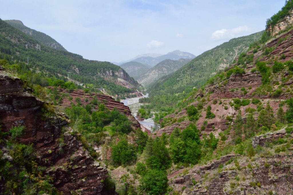 Uitzicht vanaf Gorges Daluis PVF, Route des Grandes Alpes