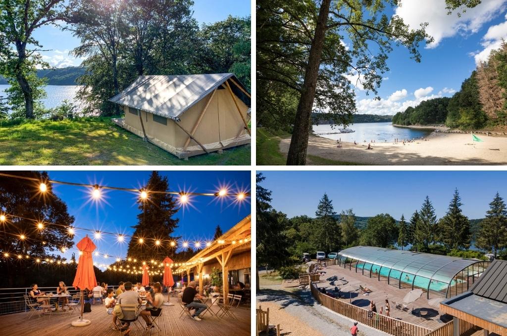Camping Lac De La Siauve Glamping Platteland Frankrijk, Zininfrankrijk.nl
