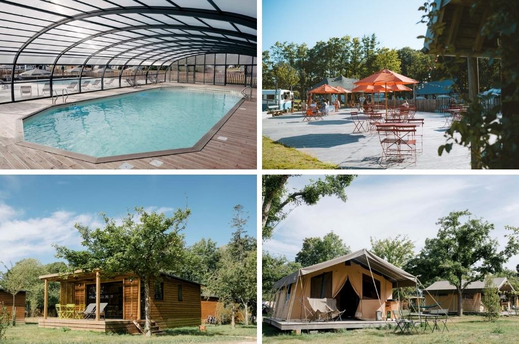 huttopia calvados normandie platteland, glamping platteland Frankrijk