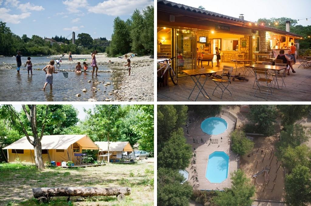 huttopia le moulin glamping frankrijk platteland, glamping platteland Frankrijk