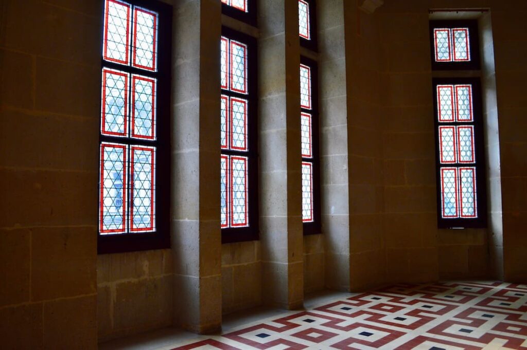 Pierrefonds interieur PVF, Château de Pierrefonds